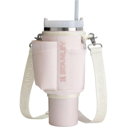 Stanley All Day Quencher Carry All para vaso con asa, bolso cruzado con bolsillo para teléfono, funda para tarjeta y correa desmontable