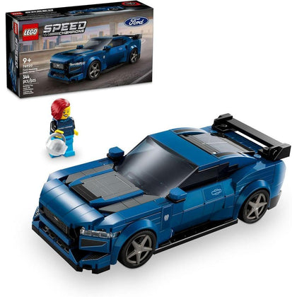 LEGO Speed Champions Ford Mustang Dark Horse para construir y jugar, ideal para niños y coleccionistas de autos