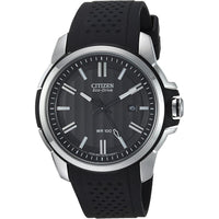Citizen Eco-Drive Weekender reloj de pulsera para hombre con correa de poliuretano y caja de acero inoxidable