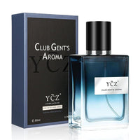 Ycz Club Perfume para hombres, fragancia esencial de larga duración con notas aromáticas amaderadas de aldehído