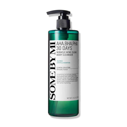 SOME BY MI AHA BHA PHA Miracle Limpiador Antiacné Cuerpo con Árbol de Té y Ácido Salicílico, Limpieza Profunda