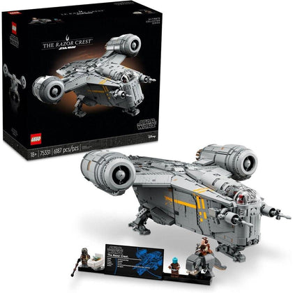 LEGO Star Wars Razor Crest UCS Set, Modelo de Nave Espacial de la Serie de Coleccionista Definitiva para Adultos