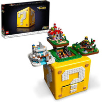 LEGO Super Mario 64 Bloque de Interrogación Set de Construcción para Fanáticos Adultos con 10 Minifiguras y 4 Niveles