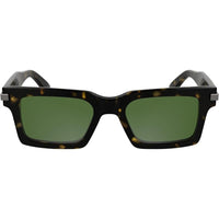 Gafas de sol Calvin Klein CK25503S rectangulares con detalles de metal, acetato renovado y ajuste cómodo