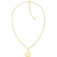 Collar colgante para mujer de acero inoxidable Calvin Klein con dije de corazón y cierre de pinza de langosta