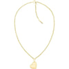 Collar colgante para mujer de acero inoxidable Calvin Klein con dije de corazón y cierre de pinza de langosta