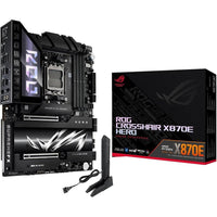 ASUS ROG Crosshair X870E Hero AMD X870E AM5 ATX Placa base con inteligencia artificial y 18+2+2 etapas de potencia