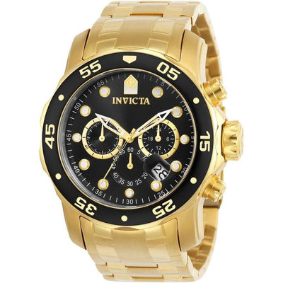 Invicta Pro Diver, reloj cronógrafo de cuarzo con correa de acero inoxidable plateado, diseño sofisticado para hombres