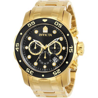 Invicta Pro Diver, reloj cronógrafo de cuarzo con correa de acero inoxidable plateado, diseño sofisticado para hombres