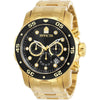 Invicta Pro Diver, reloj cronógrafo de cuarzo con correa de acero inoxidable plateado, diseño sofisticado para hombres