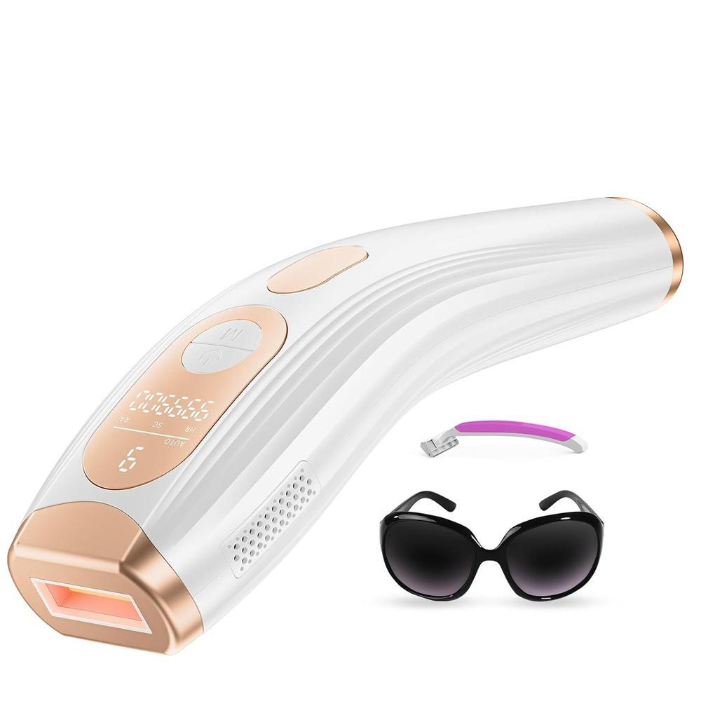 Depiladora IPL para Mujeres y Hombres con Tecnología de Luz Roja 3.0, Uso Facial, Corporal y Zonas Sensibles en Casa