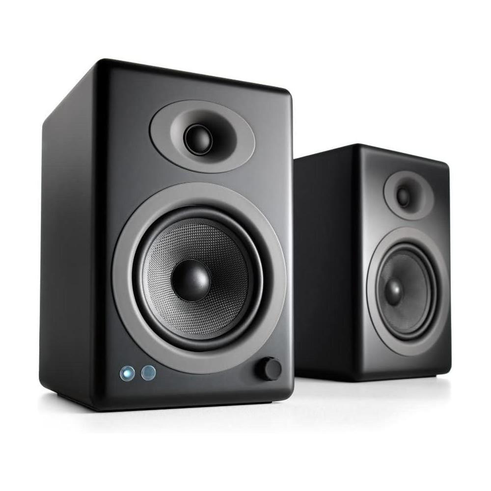 Bocinas de Estantería Audioengine A5+ Potenciadas con Alta Fidelidad, para Música, Juegos, Tornamesas y Cine en Casa