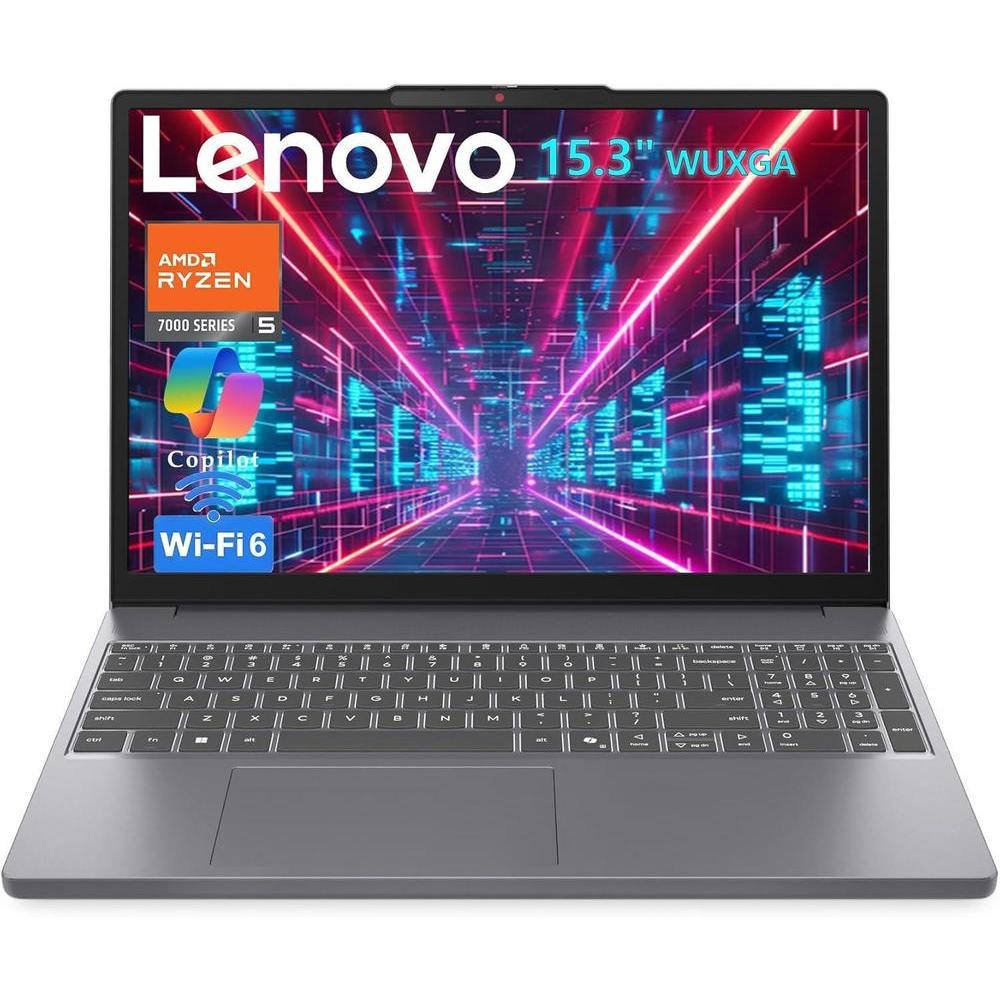 Lenovo Laptop Premium Business 2026 Amd Ryzen 5 7535hs 24gb Ram Ddr5 1tb Pcie Ssd Radeon 660m 15.3 Pulgadas Ips Wifi 6