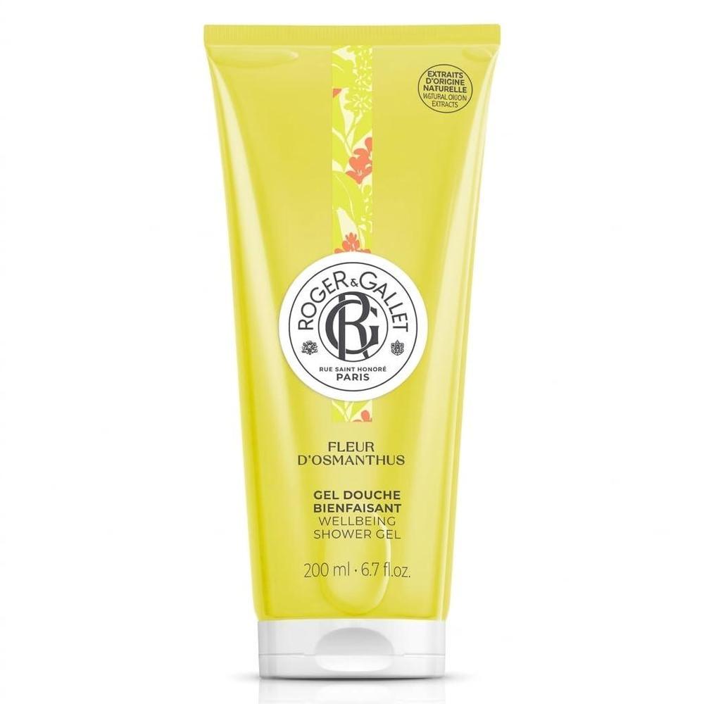 Roger & Gallet Gel de Ducha Hidratante a Base de Plantas con Aloe Vera para Piel Suave y Refrescante