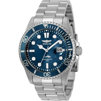 Invicta Reloj de cuarzo Pro Diver para hombre, plateado, de acero inoxidable, sumergible hasta 100 metros