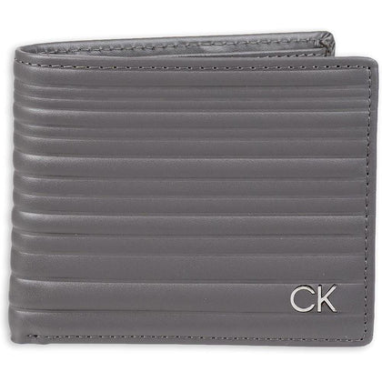 Calvin Klein Billetera para Hombre con Tecnología RFID, Múltiples Ranuras y Ventana de Identificación