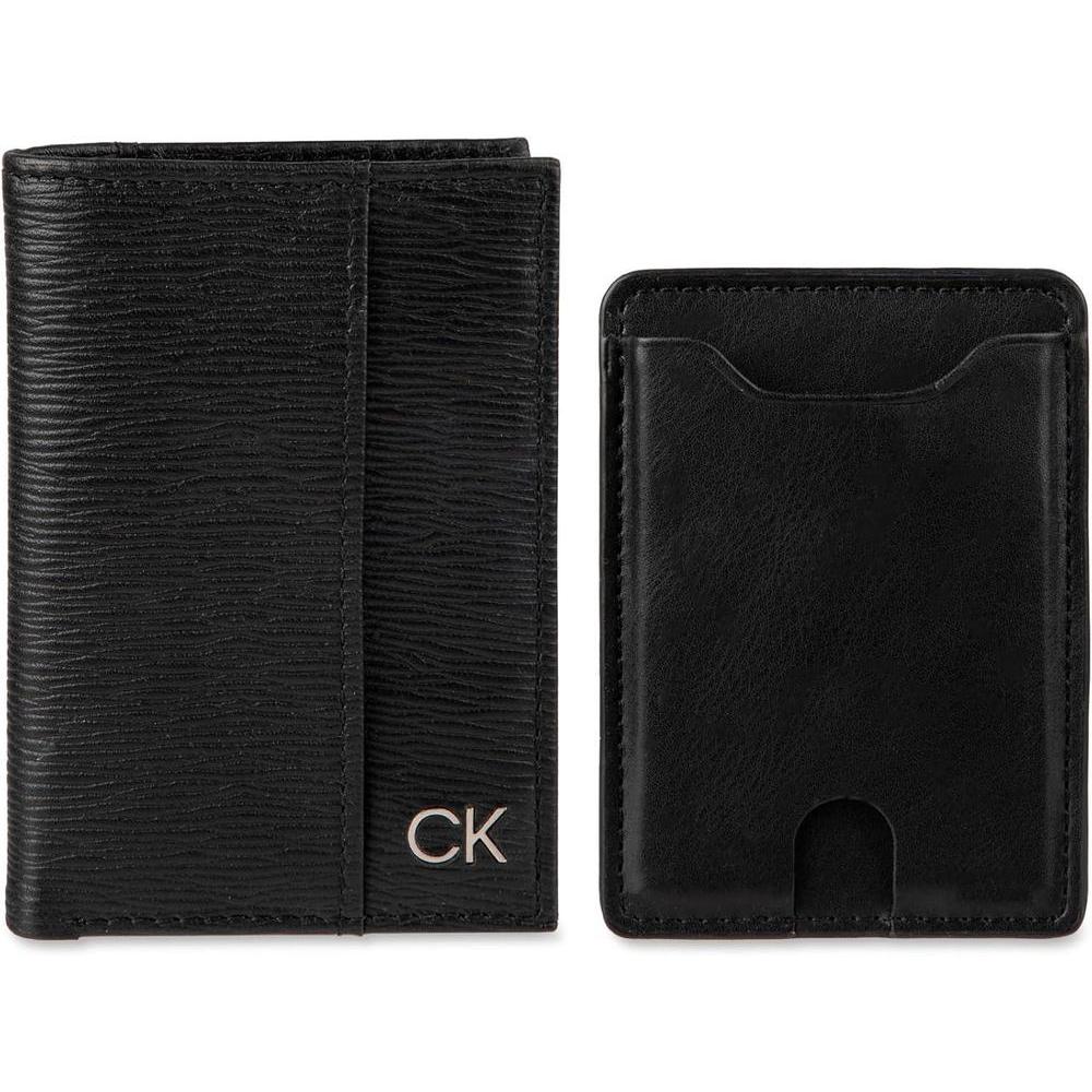 Cartera y tarjetero Calvin Klein para hombres con diseño único, protección RFID y función MagSafe elegante y funcional