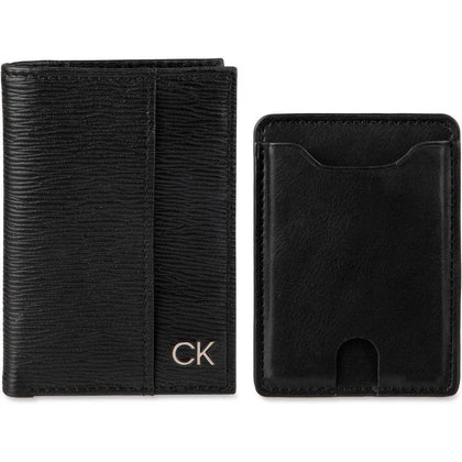 Cartera y tarjetero Calvin Klein para hombres con diseño único, protección RFID y función MagSafe elegante y funcional