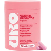 O Positiv URO - Probióticos vaginales para mujeres, equilibrio de pH con prebióticos y Lactobacillus, suplemento de salud vaginal