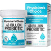Probióticos Physician's CHOICE, 60 mil millones UFC, 10 cepas y prebióticos orgánicos para salud digestiva, intestinal e inmunológica