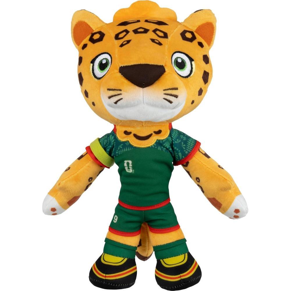 Jazwares FIFA World Cup 2026 Peluche Mascota Oficial Zayu Jaguar Uniforme Verde Juguete Coleccionable Para Fanáticos