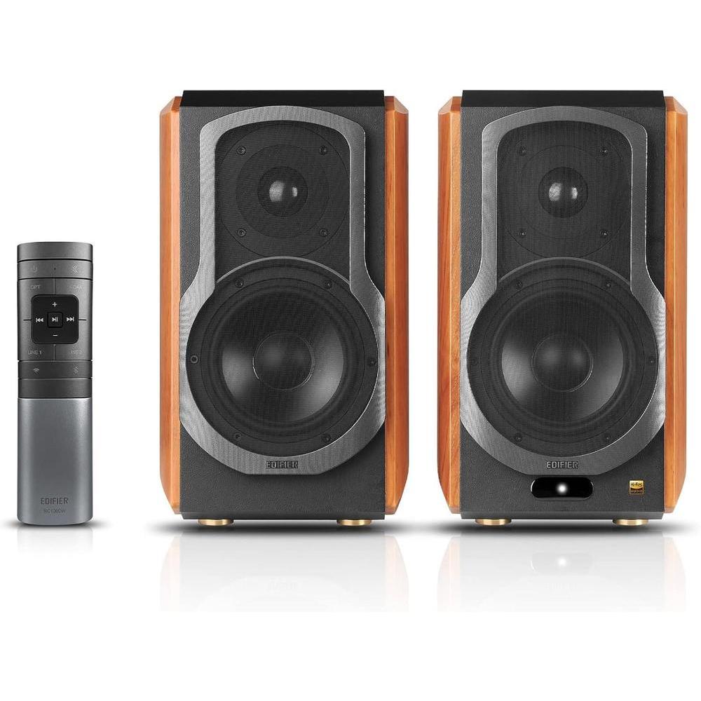 Bocinas de estante Edifier S1000W WiFi Audiophile Active, sistema de sonido HiFi Bluetooth compatible con Alexa