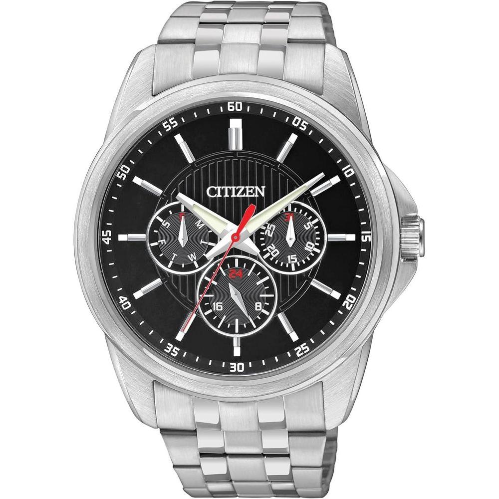 Reloj de cuarzo para hombre Citizen, diseño clásico en acero inoxidable, funcionalidades de calendario y resistencia al agua
