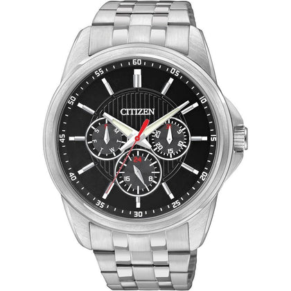Reloj de cuarzo para hombre Citizen, diseño clásico en acero inoxidable, funcionalidades de calendario y resistencia al agua
