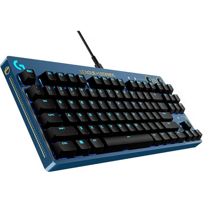 Teclado mecánico PRO para juegos Logitech G, diseño ultraportátil, teclas RGB LIGHTSYNC, edición de League of Legends