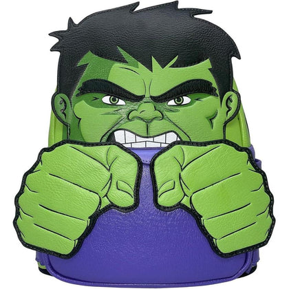 Loungefly The Incredible Hulk Marvel Comics Cosplay - Bolso de hombro con doble correa