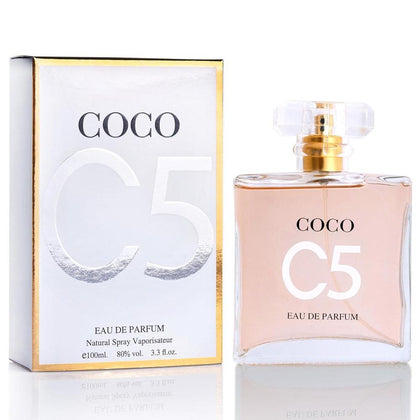 C5 Eau De Parfum para mujer, feminidad con aromas florales de jazmín y rosa de mayo, sin crueldad animal, regalo perfecto