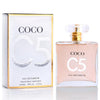 C5 Eau De Parfum para mujer, feminidad con aromas florales de jazmín y rosa de mayo, sin crueldad animal, regalo perfecto