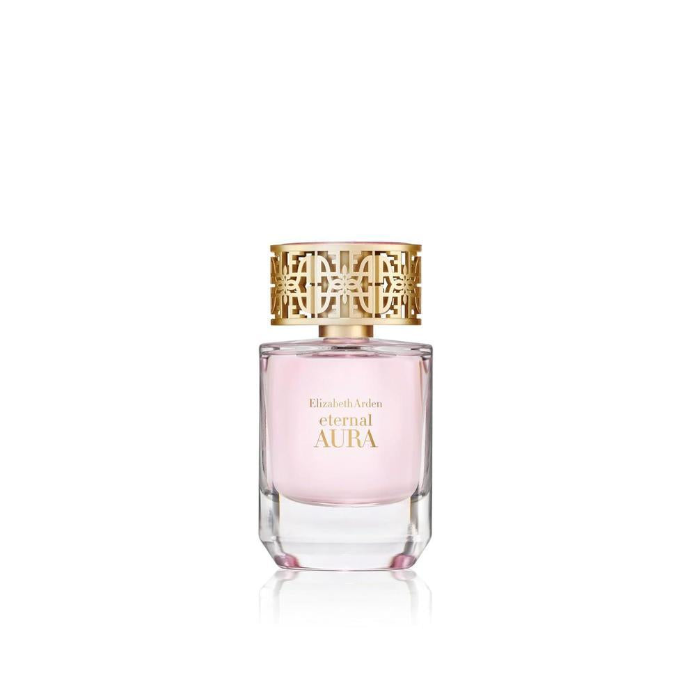 Perfume Eternal Aura Eau de Parfum Elizabeth Arden con notas de pimienta rosa, magnolia y sándalo, aroma floral y ámbar