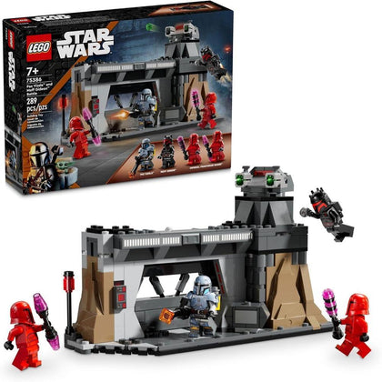 LEGO Star Wars: Batalla de Paz Vizsla y Moff Gideon, juego de construcción con minifiguras, ideal como regalo para niños