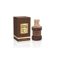 Vamos Leather Eau De Parfum Para Hombres, fragancia sofisticada con notas de madera y cuero, de 100ml