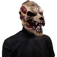 Máscara terrorífica de Halloween, diseño realista de zombi con rostro aterrador, material látex ecológico y seguro