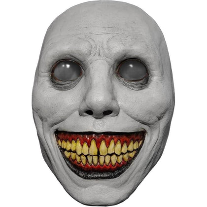 Máscara realista de látex de Halloween espeluznante con diseño de terror, ojos demoníacos y ajuste cómodo para adultos