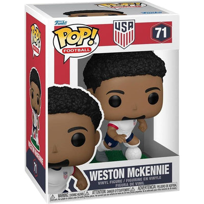 Funko Pop Football: Weston McKennie del equipo de fútbol de EE.UU., figura coleccionable para fans y coleccionistas