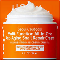 Seoulceuticals Crema Hidratante Con 97.5% Mucina De Caracol 60ml