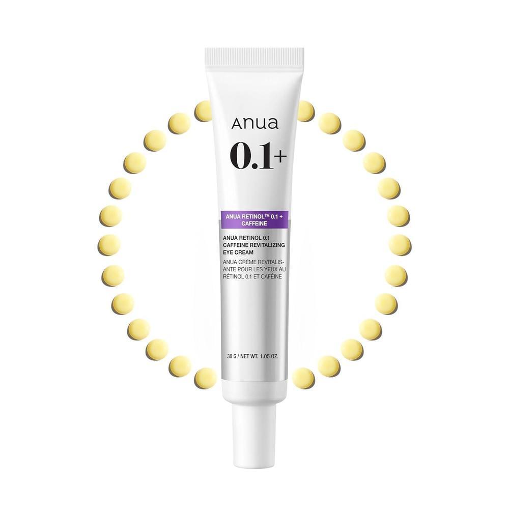 Anua Crema Revitalizante De Ojos Con Retinol 0.1% Cafeína Niacinamida 30g