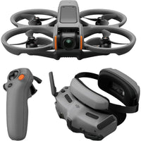 DJI Avata 2 Fly More Combo con batería y Goggles, dron FPV 4K de experiencia inmersiva, para principiantes y contenido POV