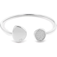 Calvin Klein pulsera de acero inoxidable para mujer con cierre de anillo de resorte y cadena serpiente