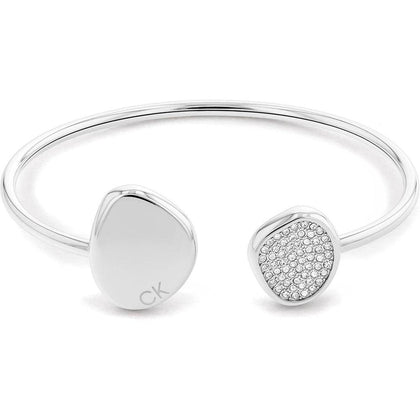 Calvin Klein pulsera de acero inoxidable para mujer con cierre de anillo de resorte y cadena serpiente