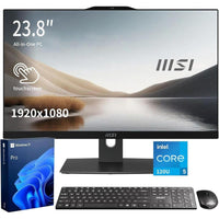 MSI Escritorio Todo en Uno de Negocios Moderno con Pantalla Táctil FHD, Intel Core i5, 16GB DDR5, SSD 1TB, Wi-Fi 6E y Webcam FHD