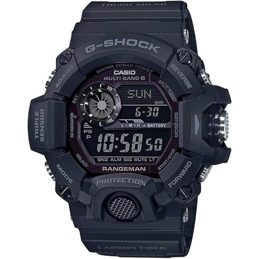 Casio G-Shock GW9400-1B, reloj digital negro para hombre con energía solar y resistencia al agua
