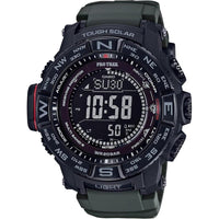 Casio Serie PRW3500 Pro Trek, reloj digital con brújula, altímetro, barómetro, energía solar, resistente al agua y bajas temperaturas