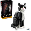 LEGO Ideas Tuxedo Cat - Juego de construcción para adultos, decoración del hogar, regalo para amantes gatos y mujeres