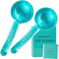 Globos de Hielo para la Cara, seguros para el congelador, eficaces en rutinas de belleza, rodillo facial para tensar piel y reducir hinchazón