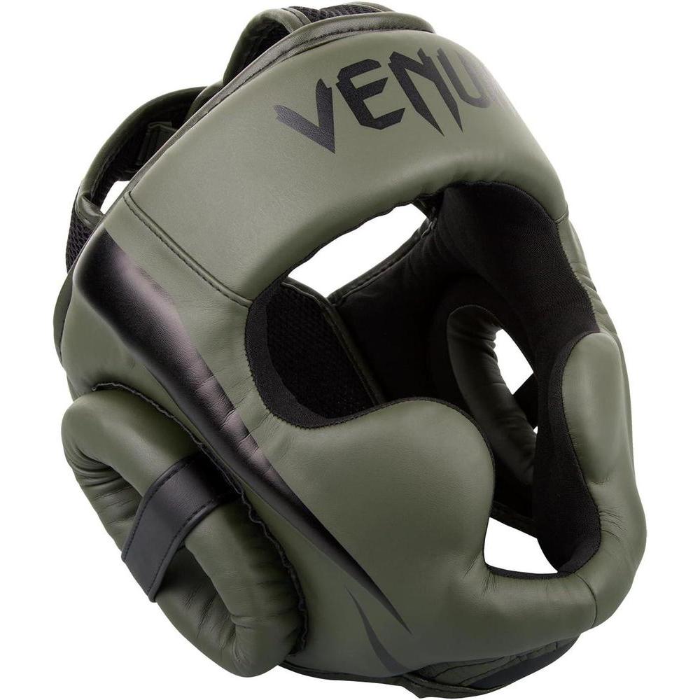 Casco protector Venum Elite: ligero y ajustable, perfecto para boxeo y MMA, con diseño ergonómico y malla ventilada
