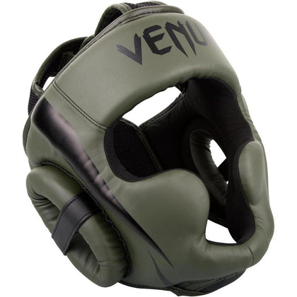 Casco protector Venum Elite: ligero y ajustable, perfecto para boxeo y MMA, con diseño ergonómico y malla ventilada